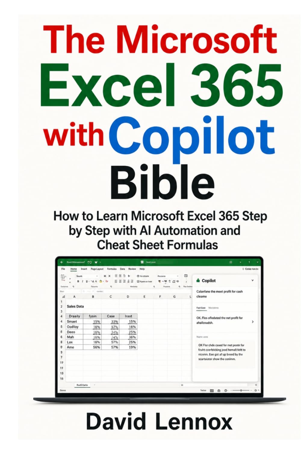 The Microsoft Excel 365 with Copilot Bible: How to Learn Microsoft Excel 365 Step by Step with AI Automation and Cheat Sheet Formulas (Excel Copilot ... Control, and Judgment in Modern Spreadsheets)