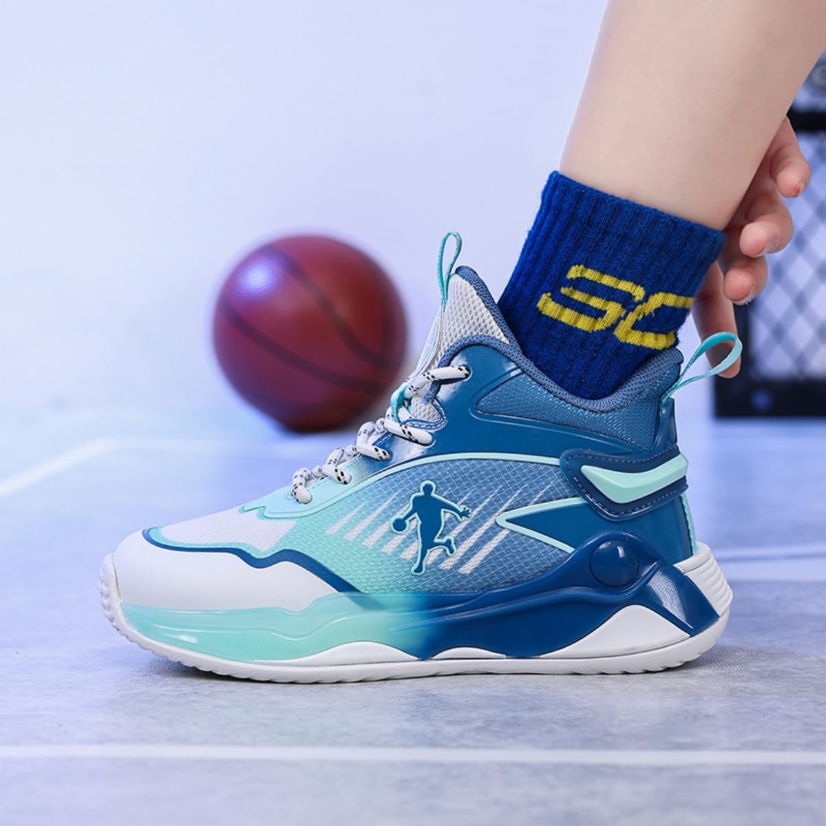 Scarpe Sportive per Bambini Scarpe da Basket per Bambini Scarpe da Basket per Ragazzi Scarpe da Basket per Ragazze Scarpe da Ginnastica Comfort Tennis Scarpe da Corsa