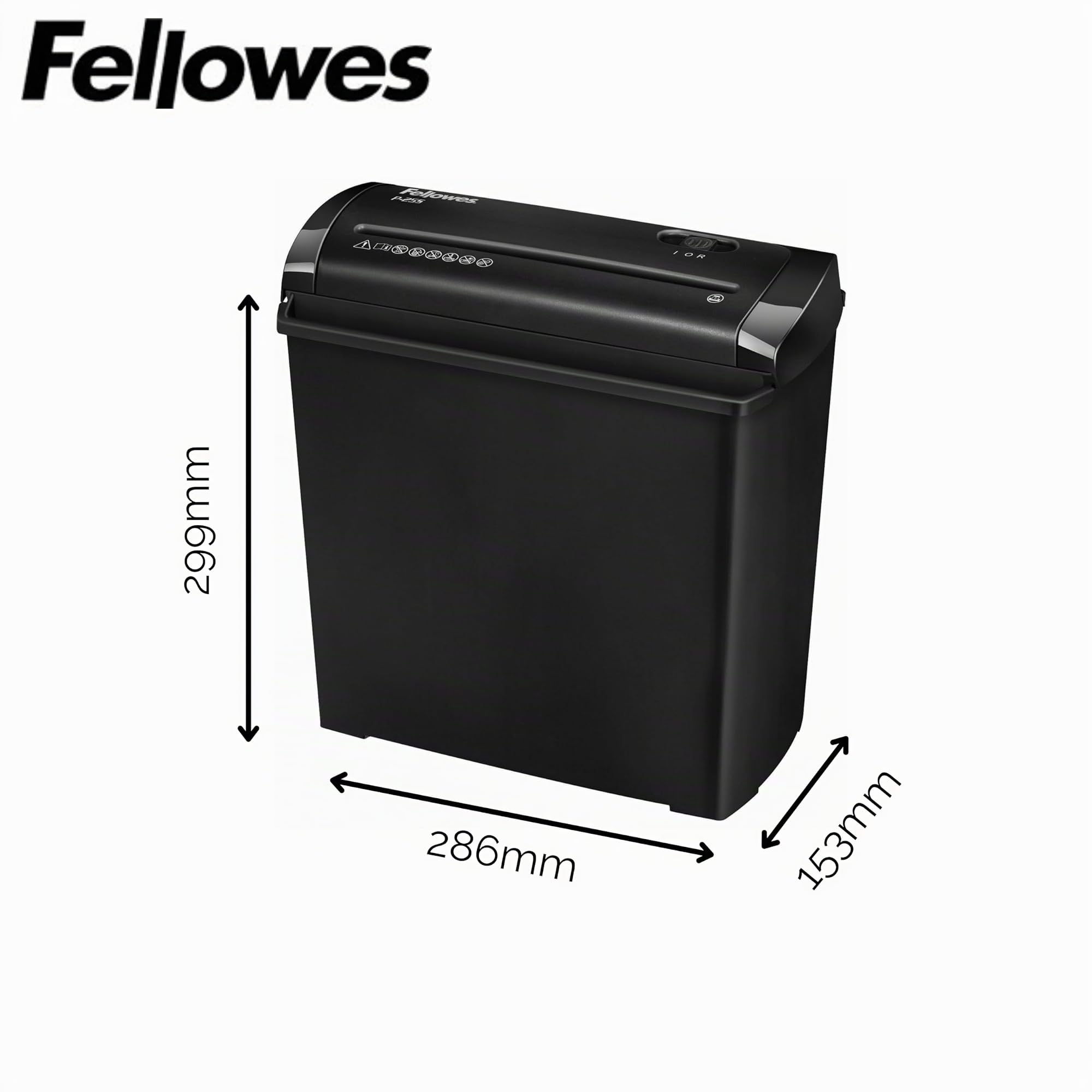 Fellowes Powershred P-30C destructeur de papier Découpage en particules 22 cm Noir