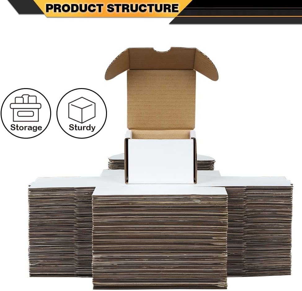 CNNELL 50PCS Storage Boxes 50 LOT 200 Count Ct Sports Cards Trading Max Pro Gaming Shipping