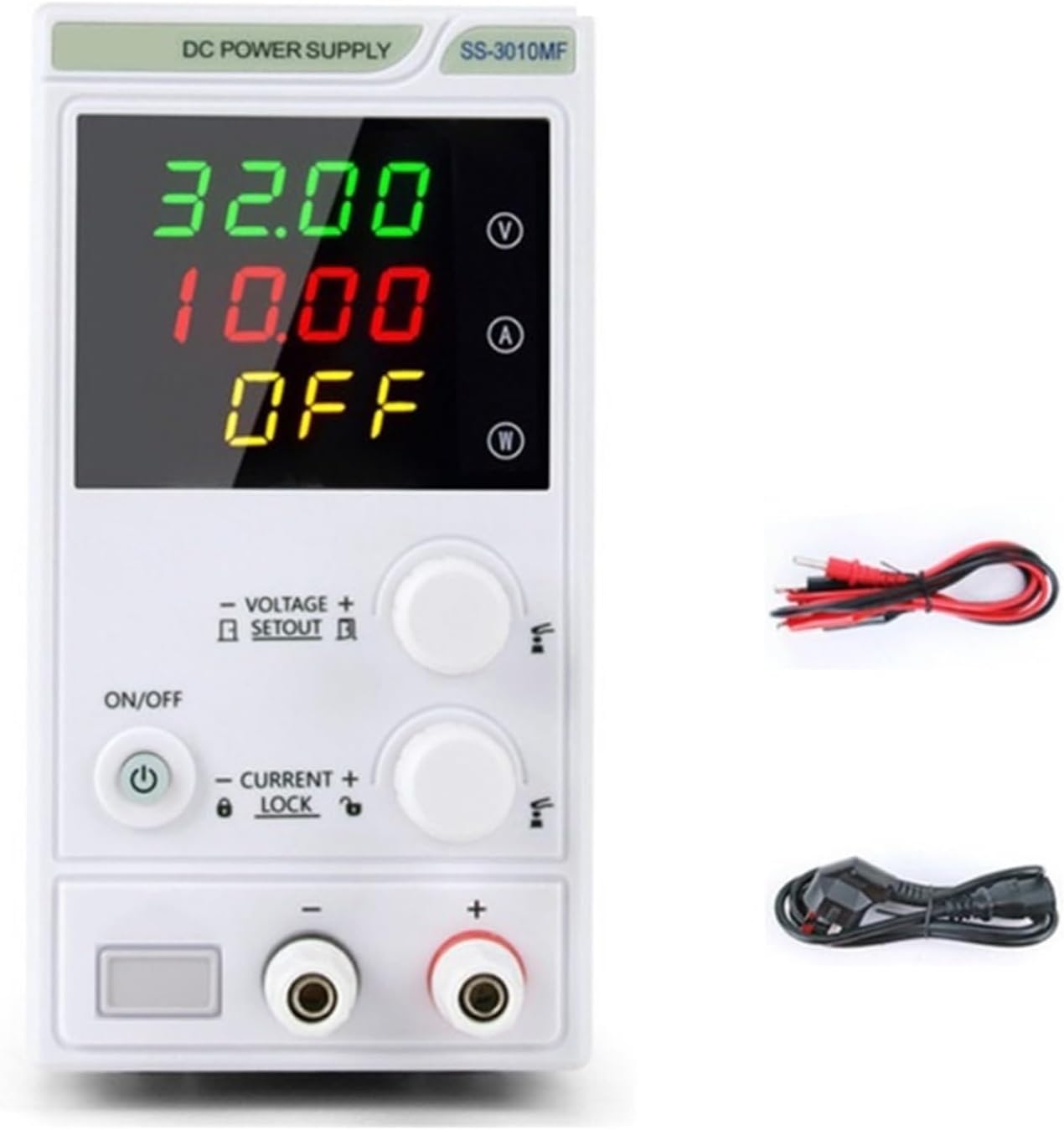 Bench Power Supply, Variable Lab DC Power Supply Adjustable 40V/20A/300W Voltage Regulator Stabilizer Switching Laboratory Bench Power Source(SS-4020HP)