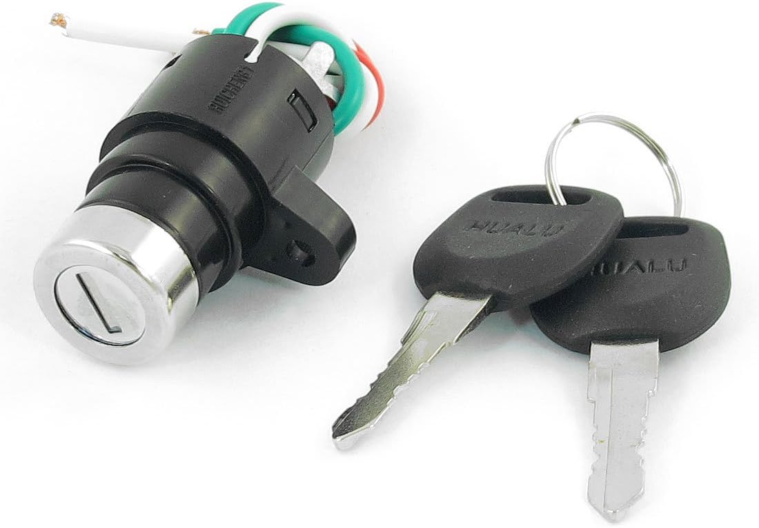 IIVVERR Switch Keys Lock for Electric Scooters Bikes Bicycle(Interruptor de encendido Llaves de bloqueo para scooters eléctricos bicicletas bicicletas