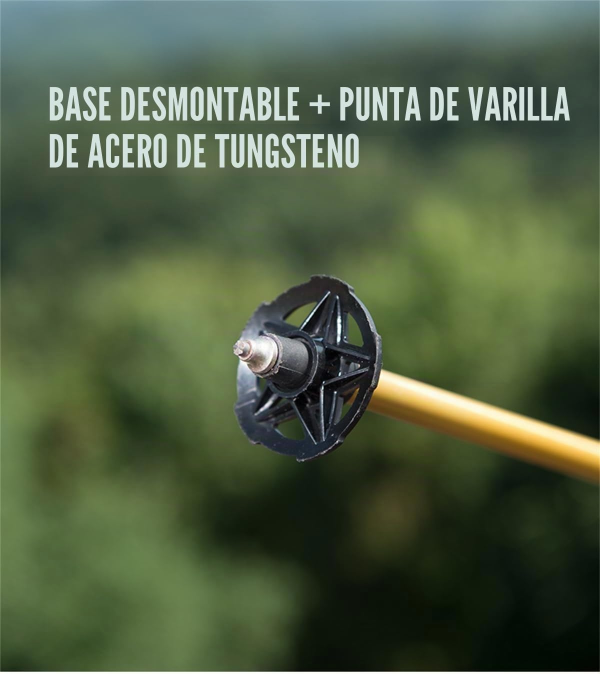 AONIJIE Bastón de Senderismo Plegables Bastones Trekking de Aleación de Aluminio 7075 Empuñadura de EVA Espuma para Alpinismo Trail Viaje Mochilero Caminar