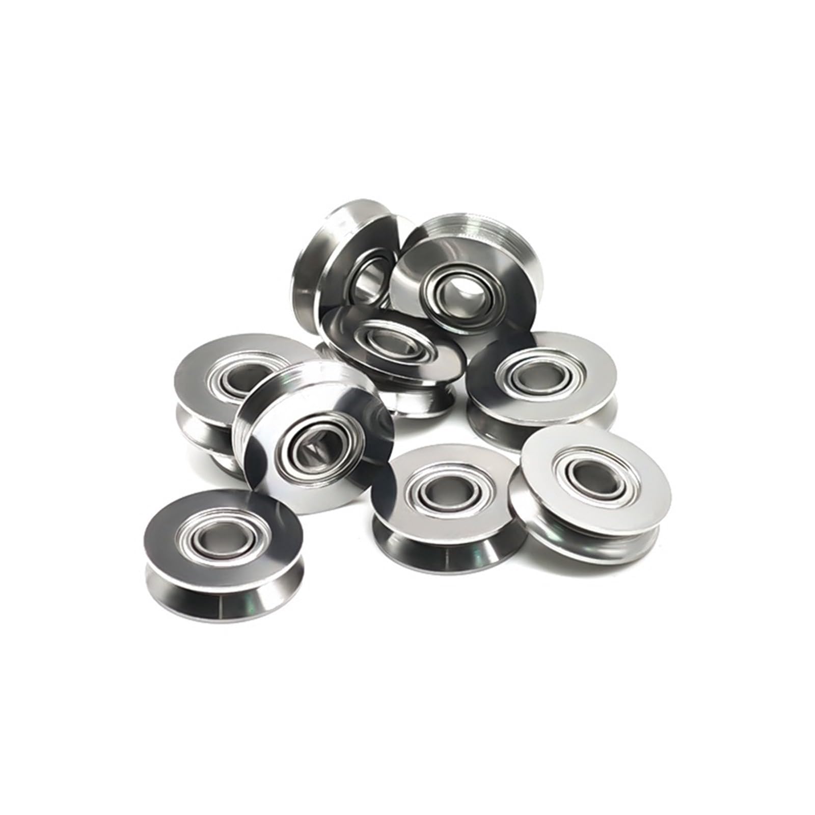 Roulement à rouleaux en acier inoxydable SV3-14ZZ, 3 x 14 x 4 mm, poulie de rail de guidage, roulement en V SV3-14 SV3-14Z, 2 pièces