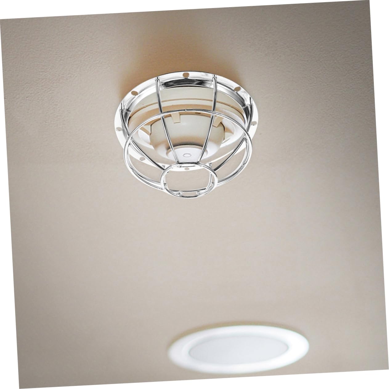 Cubierta Protectora del Cabezal del Rociador y Detector, 4 Piezas | Rejilla de Protección, Uso Industrial y Exterior, Instalación Sencilla, Diseño Versátil, Alta Eficiencia