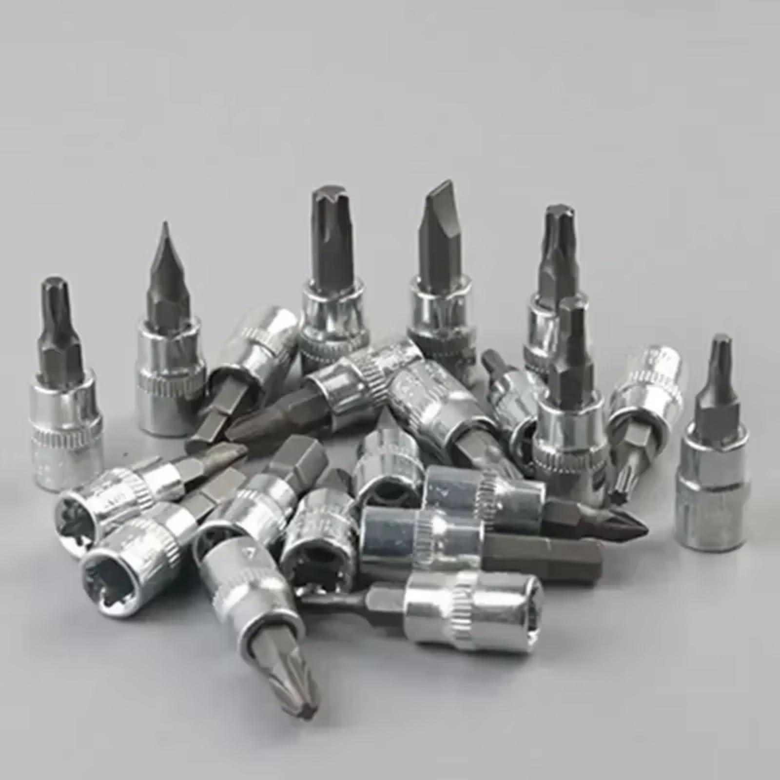 Maletín herramientas multiusos Kit Herramientas Reparación Automóviles Juego Enchufes 1/4 Pulgadas Reparación Automóviles Llave Dinamométrica Trinquete Conjunto Automática Mecánica 46 Uds.