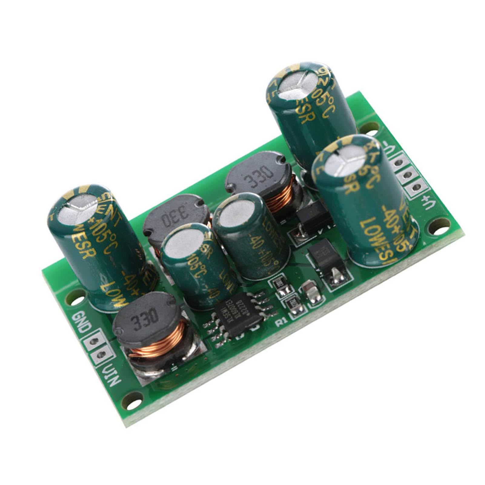 Ejoyous Convertidor DC DC Módulo de Fuente de Alimentación de Voltaje Positivo Negativo, Convertidor Elevador Reductor Elevador Reductor de 3 a 24V de Entrada ±5V ±6V (Tensión de Salida ±12 VCC)