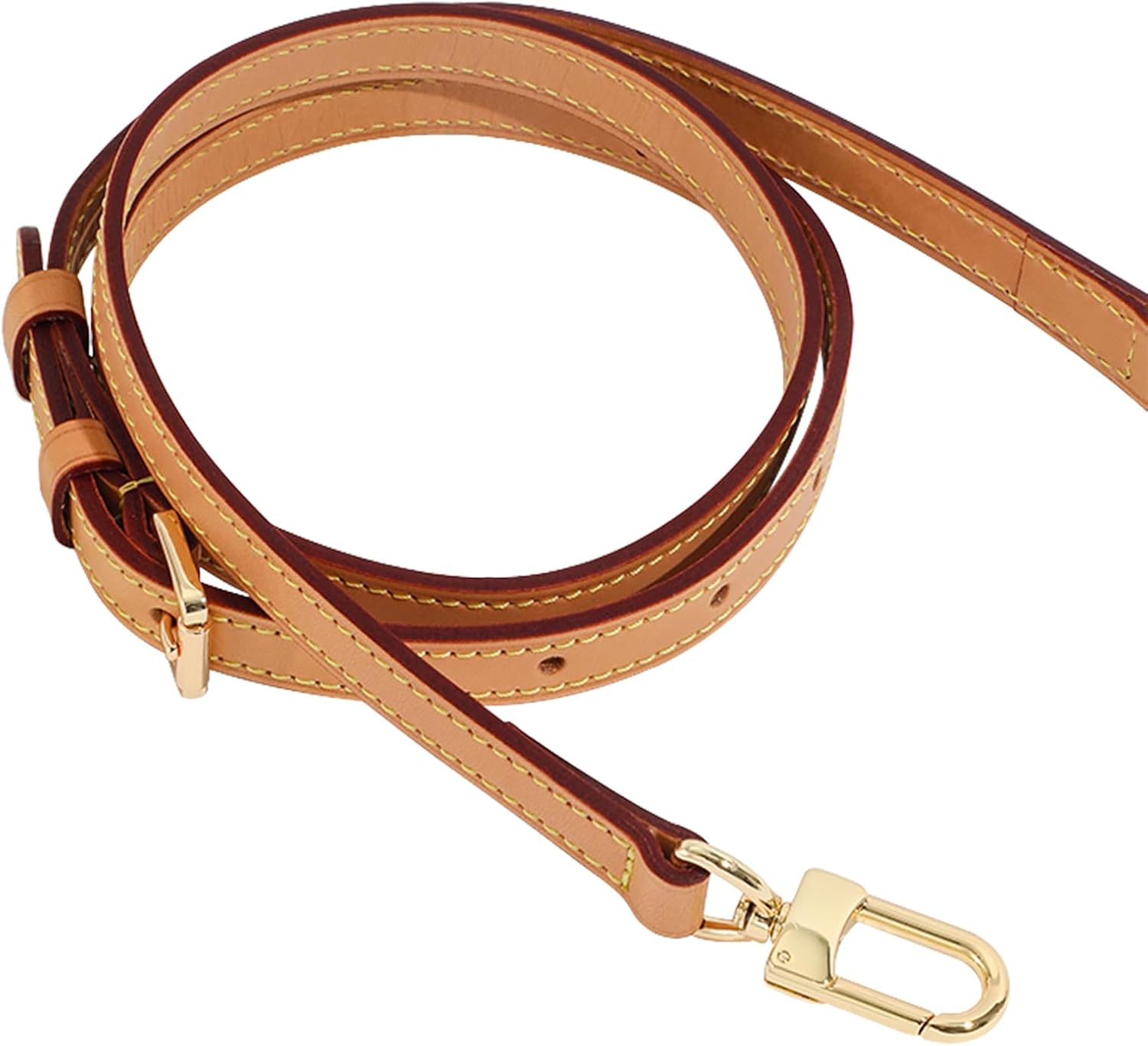 jiesinlov Vachetta Leather Bag Strap Replacement Adjustable,Purse Shoulder Straps Crossbody for Handbag (Dark Beeswax-Width:0.70in) - Image 7