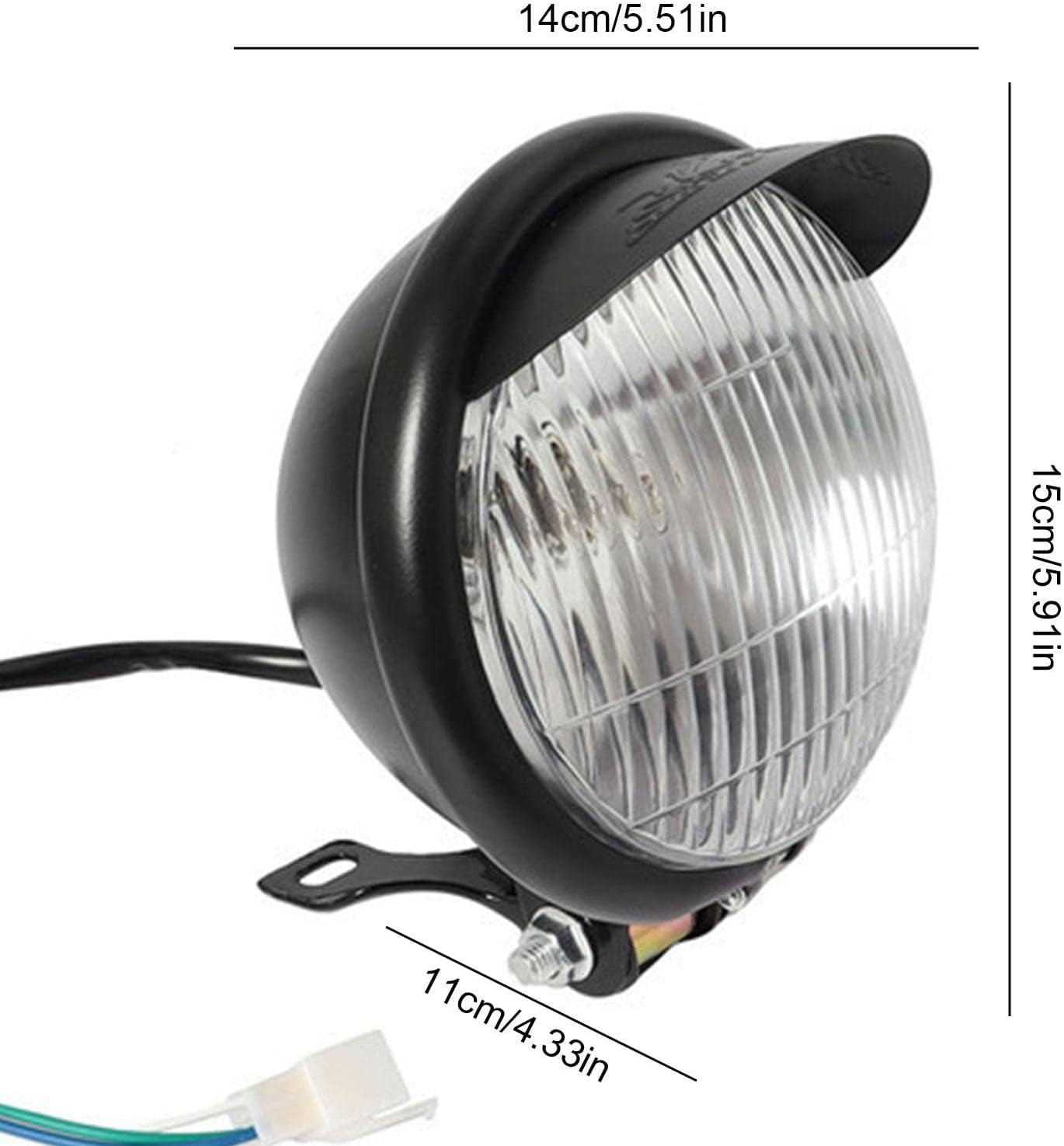 Amazon.co.jp: 導かれたオートバイのヘッドライト, 5 インチ LED