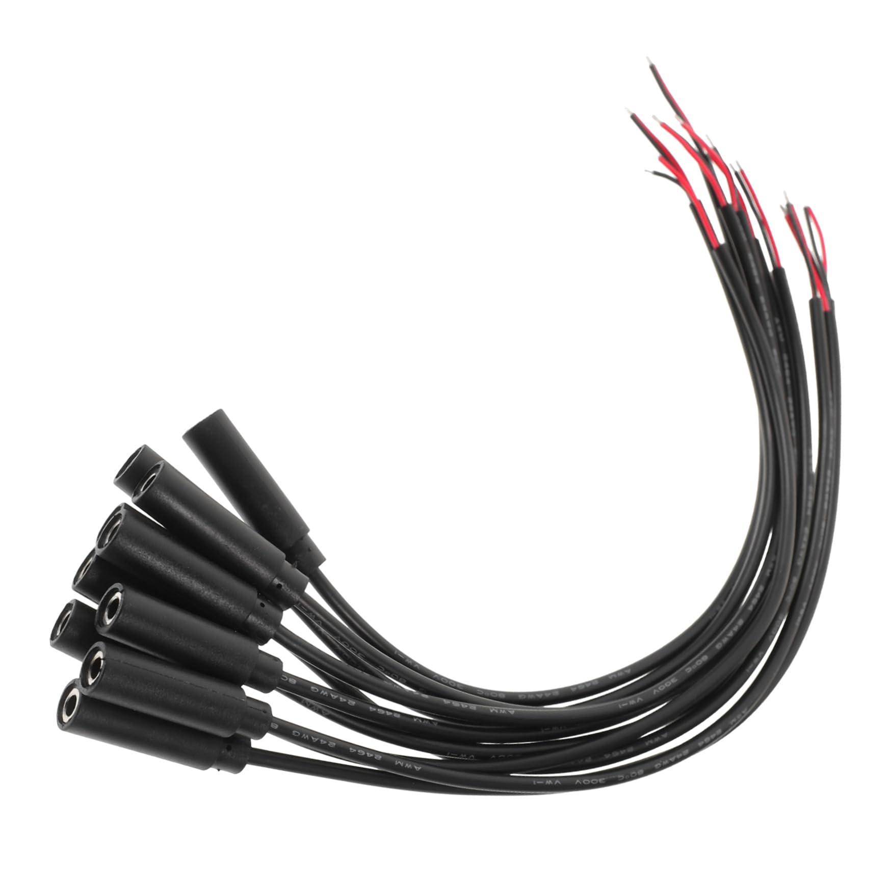 Uonlytech 50stücke Mono Audio Kabel Weiblicher Zu Offenen Drähten Für Lautsprecher Kopfhörer Und Mikrofone Einfache Installation Langlebig Und Vielseitig Einsetzbar