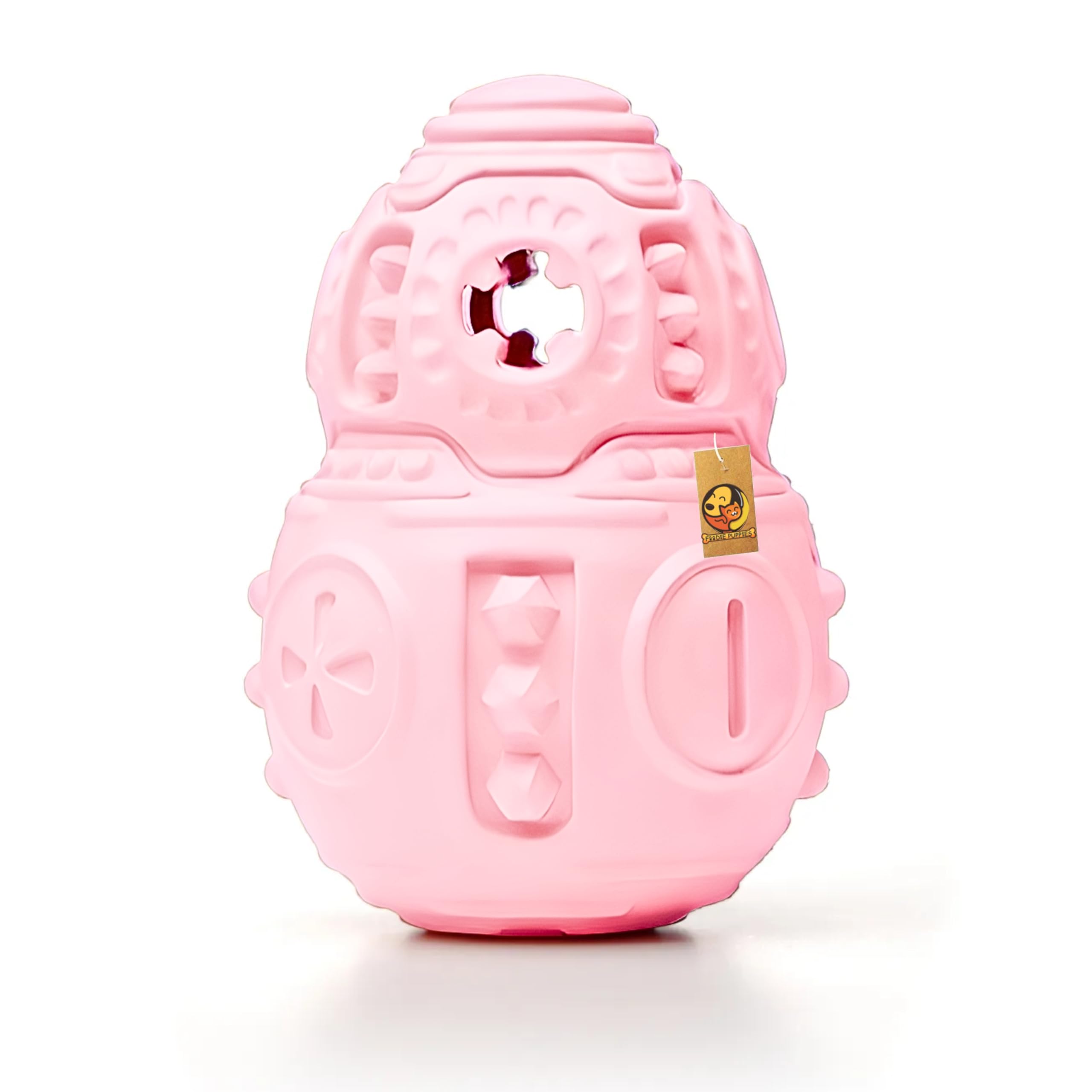 Foodie Puppies Dog Interactive Rubber Leaky Food Feeder Training Puzzle Toy - (Robust Toy) for Puppies, Small to Medium Dogs | Training Treat Dispensing Toy for Dental Care/Tough Chewing (B0CT5TSVPR) Amazon Price History, Amazon Price Tracker