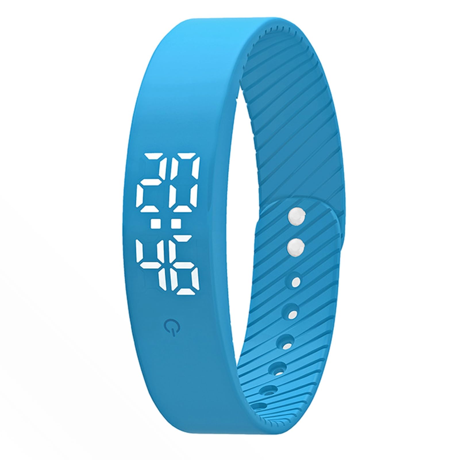Pulsera de alarma vibratoria silenciosa, banda de silicona ajustable e impermeable, múltiples alarmas para personas que duermen pesadamente, estudiantes y usuarios con discapacidad auditiva