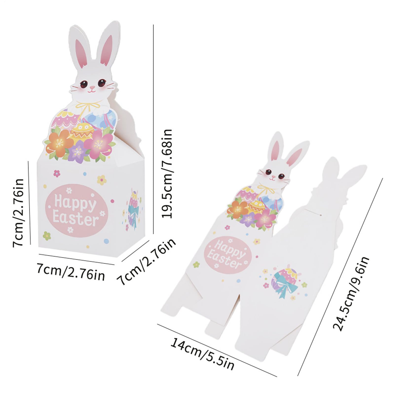 Scatole Di Biscotti Pasquali 24 Confezioni Porta Dolci Divertenti | Regalo Con Snack Pasquali Per Dolciumi Snack Decorazioni Primavera Famiglia Casa Festa Compleanno