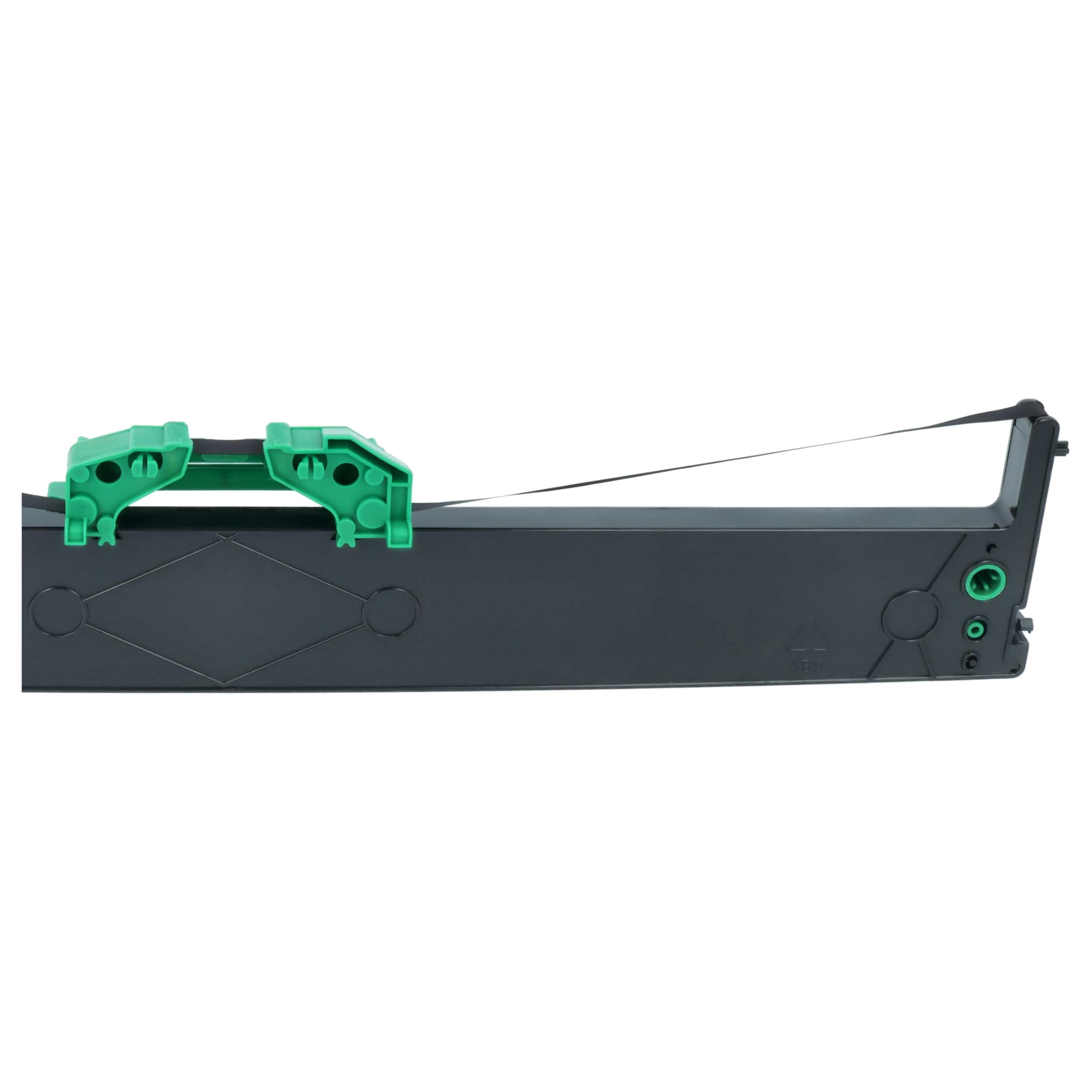 vhbw 10 x kolorowa taśma do pisania pasująca do drukarek igłowych Olivetti PR 2, PR II, PR2 E, drukarka bonowa czarna