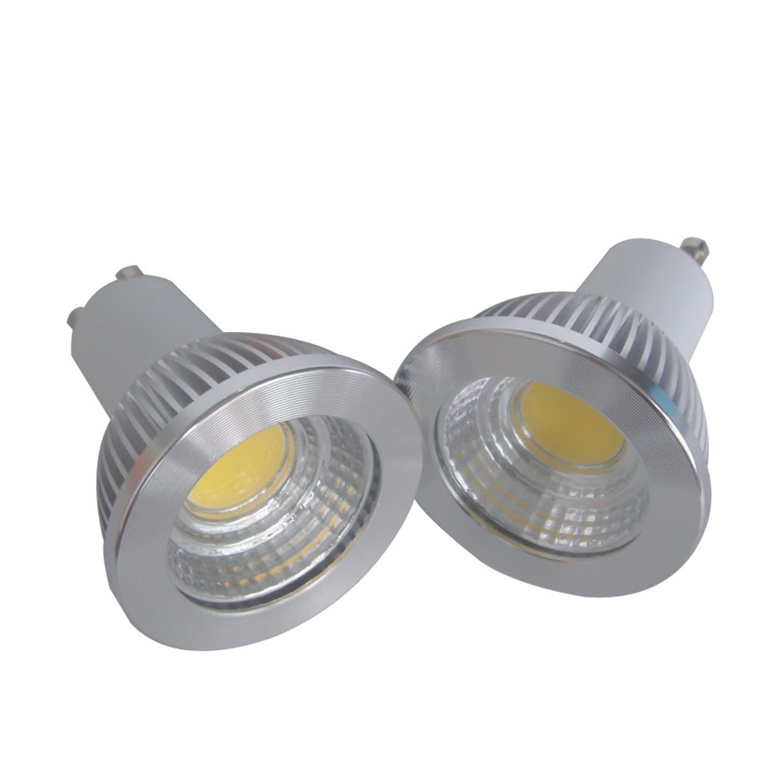 Cebula kukurydziana Światło LED Do Kukurydzy 5 Sztuk COB 5-6W GU10 85-265V Szerokość Chipa Waflowego Stałe Ciśnienie Komercyjnych Opraw Przemysłowych High Bay,do lampy sufitowej(Natural white)