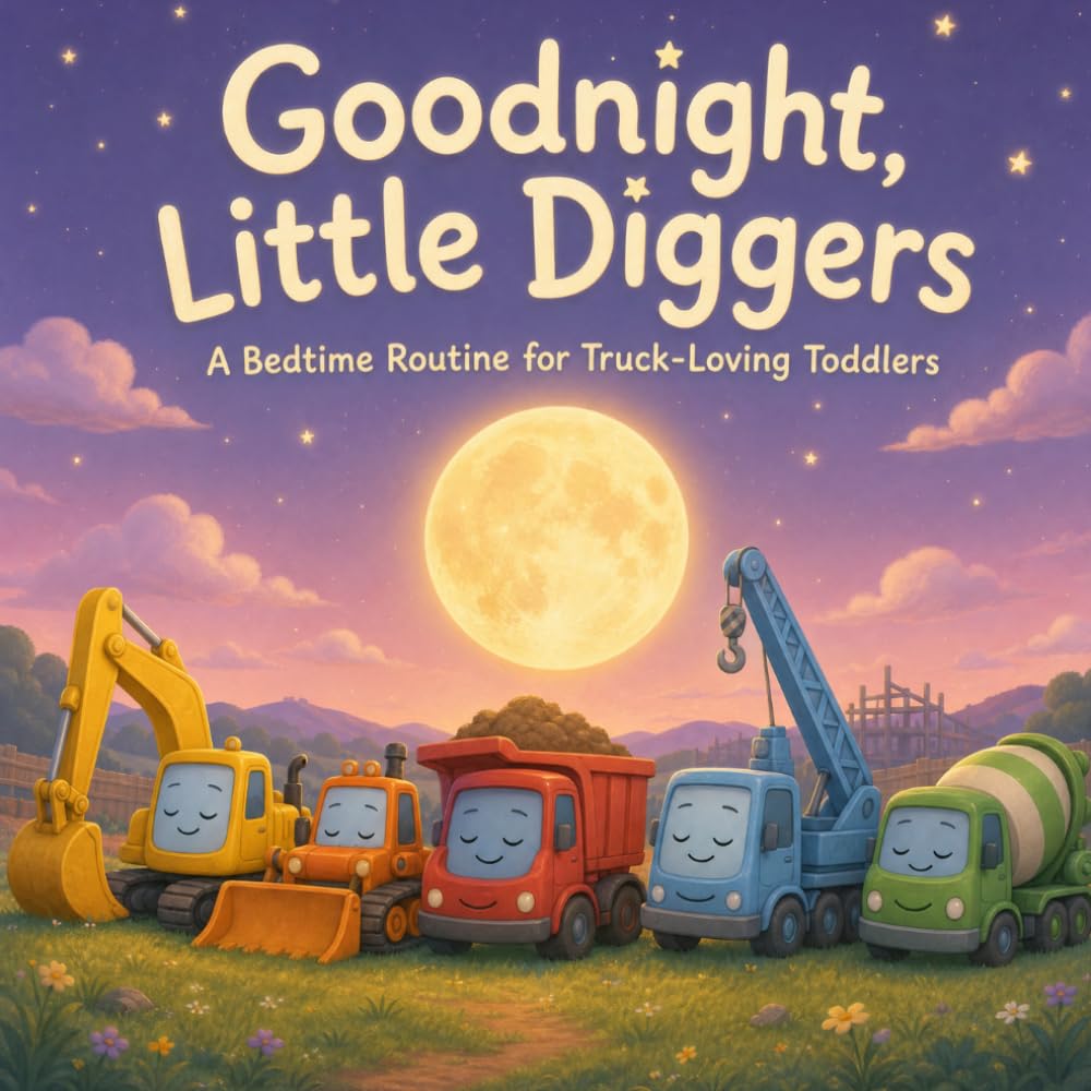 Goodnight, Little Diggers: A Bedtime Routine for Truck-Loving Toddlers (The Sleepy Site Series (Book 1))