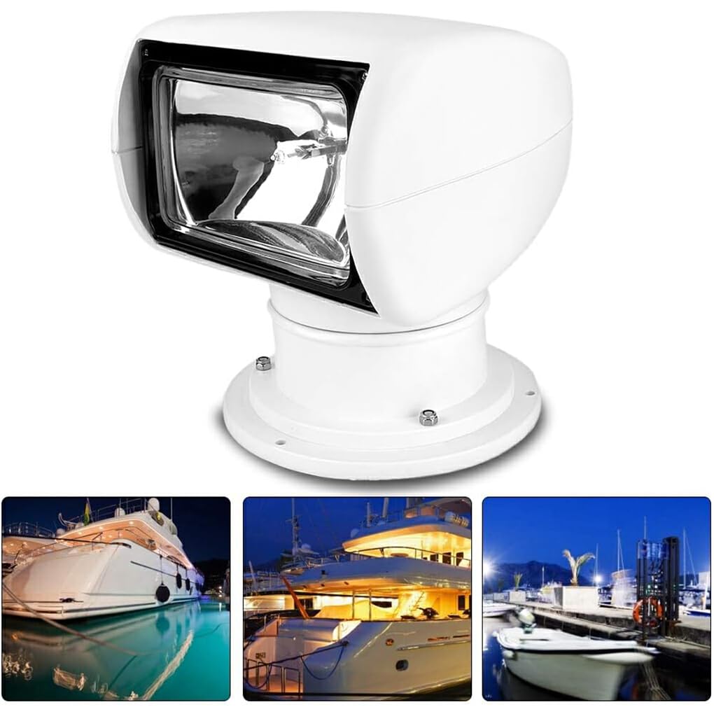 Projecteur de télécommande de bateau 12V projecteur Led projecteur de bateau marin pour Yacht camion voiture Marine lumineux étanche