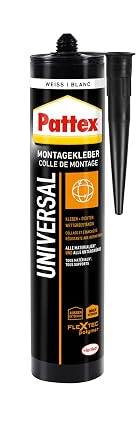Pattex Montage Universal, vielseitig einsetzbarer Montagekleber f r alle Materialien*, Baukleber f r innen und au en**, elastischer Universalkleber zum Kleben & Montieren, 1x420g Kartusche