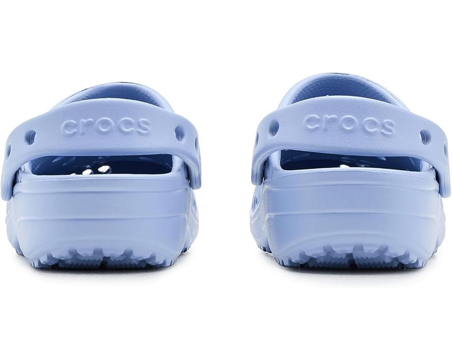 Crocs Kids Classic Clogs with Floral Cut Out Design (Little Kid/Big Kid) - Front View