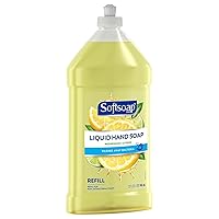 Vista 2 de Softsoap Repuesto de jabón líquido para manos, cítrico refrescante con aroma a limón, 32 onzas líquidas