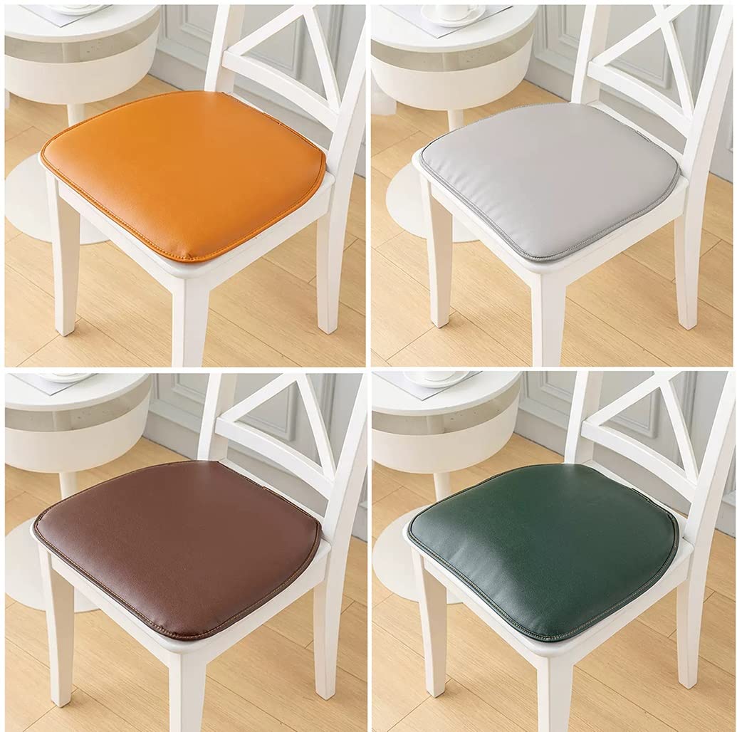 Kunstleder Set für Küche & Esszimmer, 4, Hufeisenform, 40x43 cm, bequem, g - Ideal für & Möbelauflagen