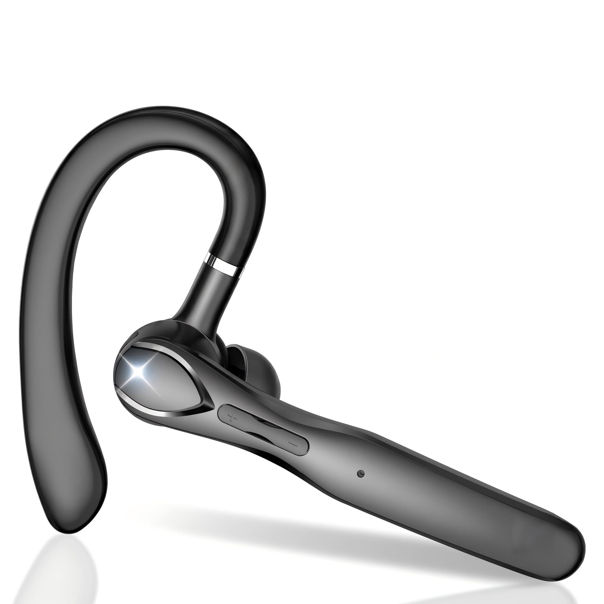 Sisism Bluetooth Headset, Wireless Bluetooth Earpiece with 400mAh Charging Case for iOS Android Cell Phone, V5.3 Hand-Free Headphones-picture-23