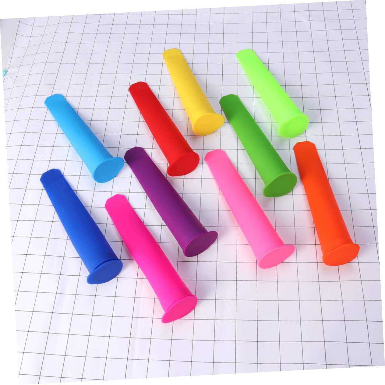 OKUMEYR 8pcs Multi Functional Ice Cream Mold DIY Ice Maker for Easy to Popsicle Molds for Homemade Treats for Mixed Colors