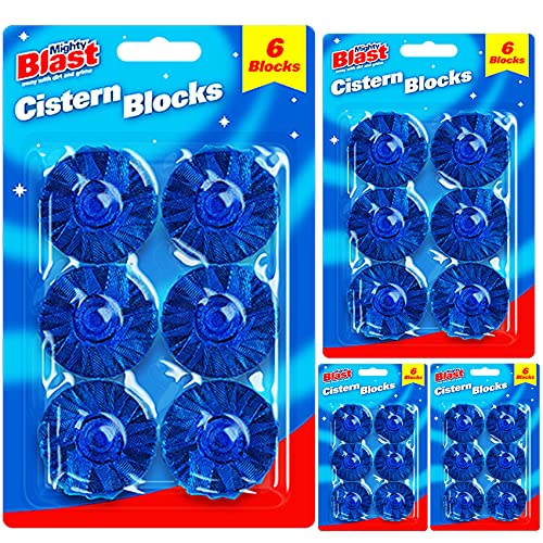 24 Pack Toilet Cistern Blue Blocks