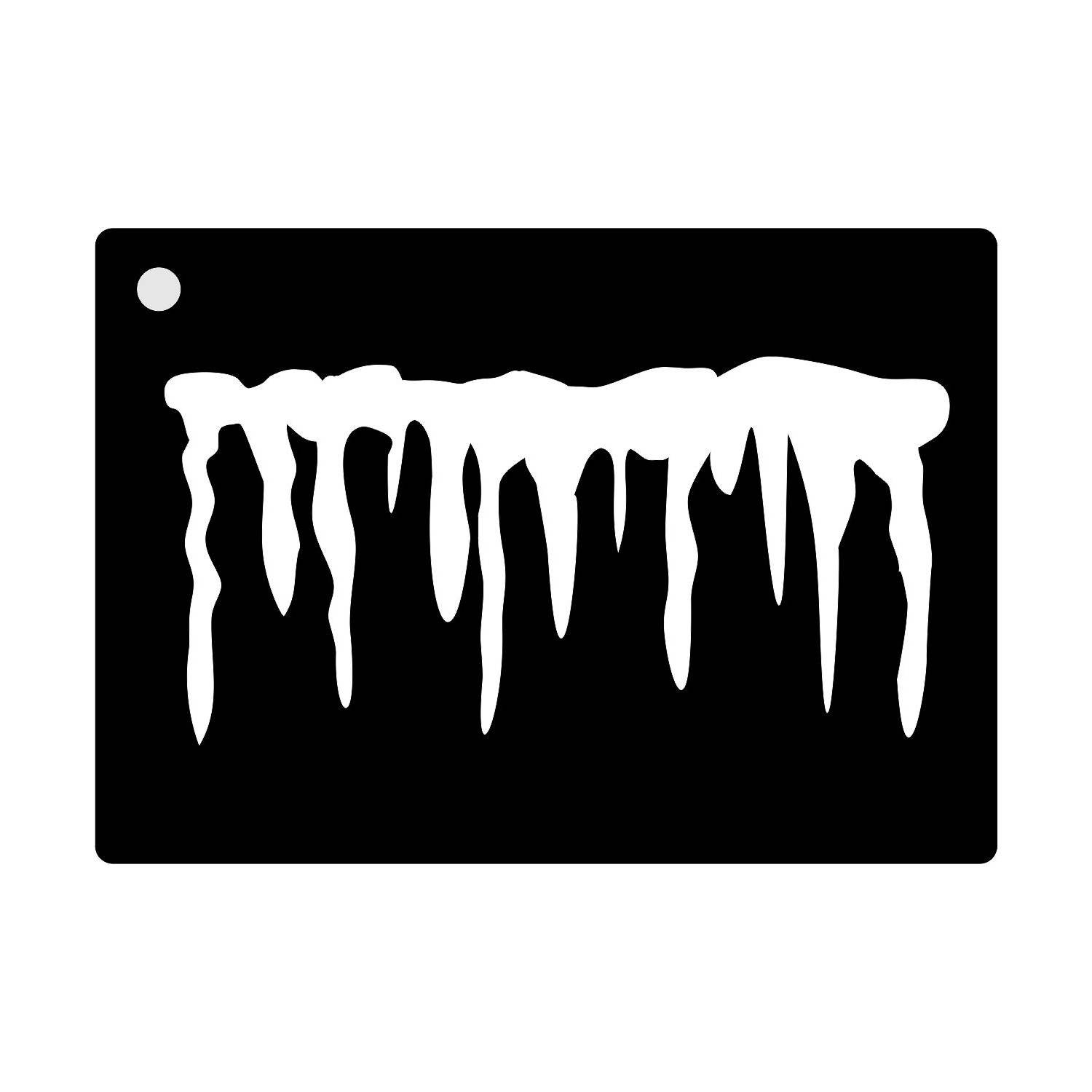 Creative ExpressionsMini Stencil-Icicles, 10.5cm x 7.4cm