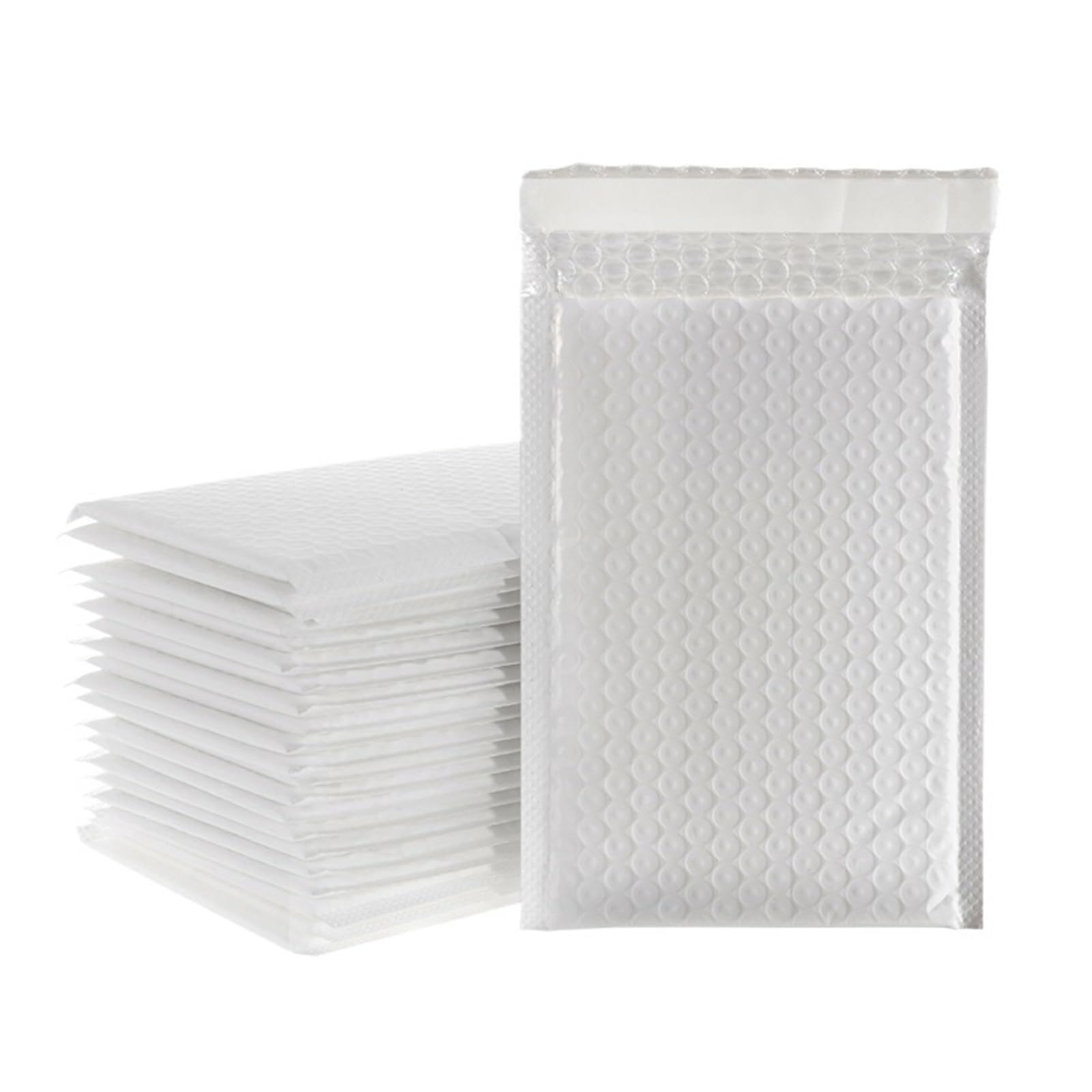 versandtaschen Weiße Luftpolstertaschen, gepolsterter Umschlagschaum for selbstverschließende Verpackungen(18x23cm 50pcs)