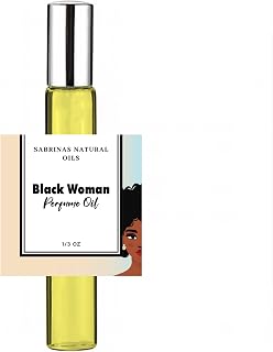 Roll-On Perfume Oil, Black Woman Fragrance, 0.33 oz