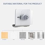 Shower Phone Holder, Shower Phone Mount Phone Holder for Shower Wall Mount Phone Holder Phone Wall Mount Adjustable Cellphone Stand Cell Phone Stand with Adhesive Pads for Bathroom Kitchen