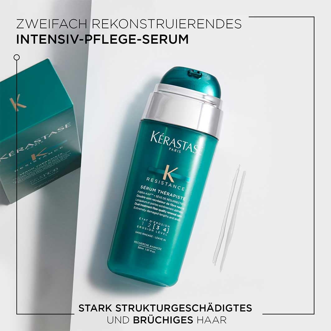 Kérastase | Haarmaske für stark geschädigtes und strapaziertes Haar, Regenerierend und reparierend, Masque Thérapiste, Résistance, 200 ml