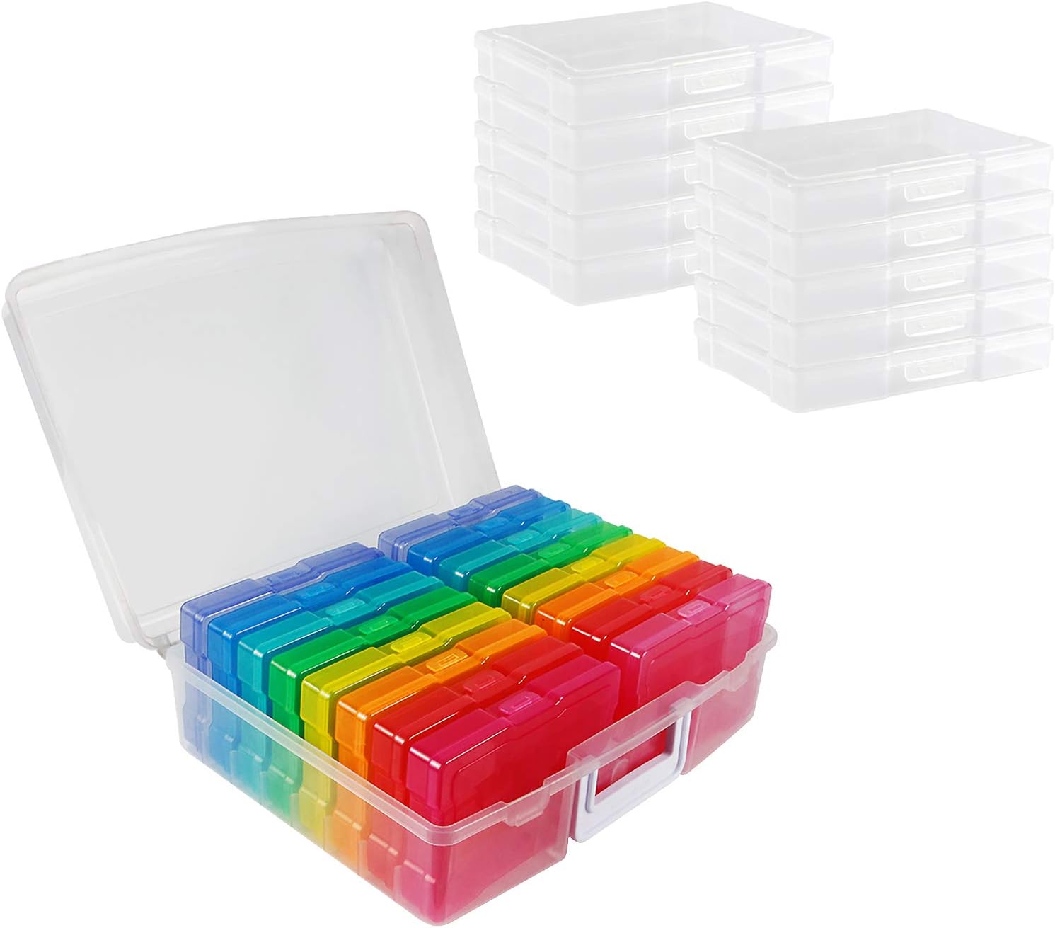 novelinks MultiColored Photo Case 4" x 6" Photo Box