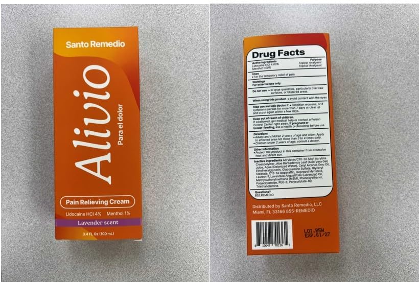 Miniatura 11 de Santo Remedio Alivio para el Dolor, crema para aliviar el dolor, absorción rápida y no grasosa, uso para alivio específico, lidocaína de máxima