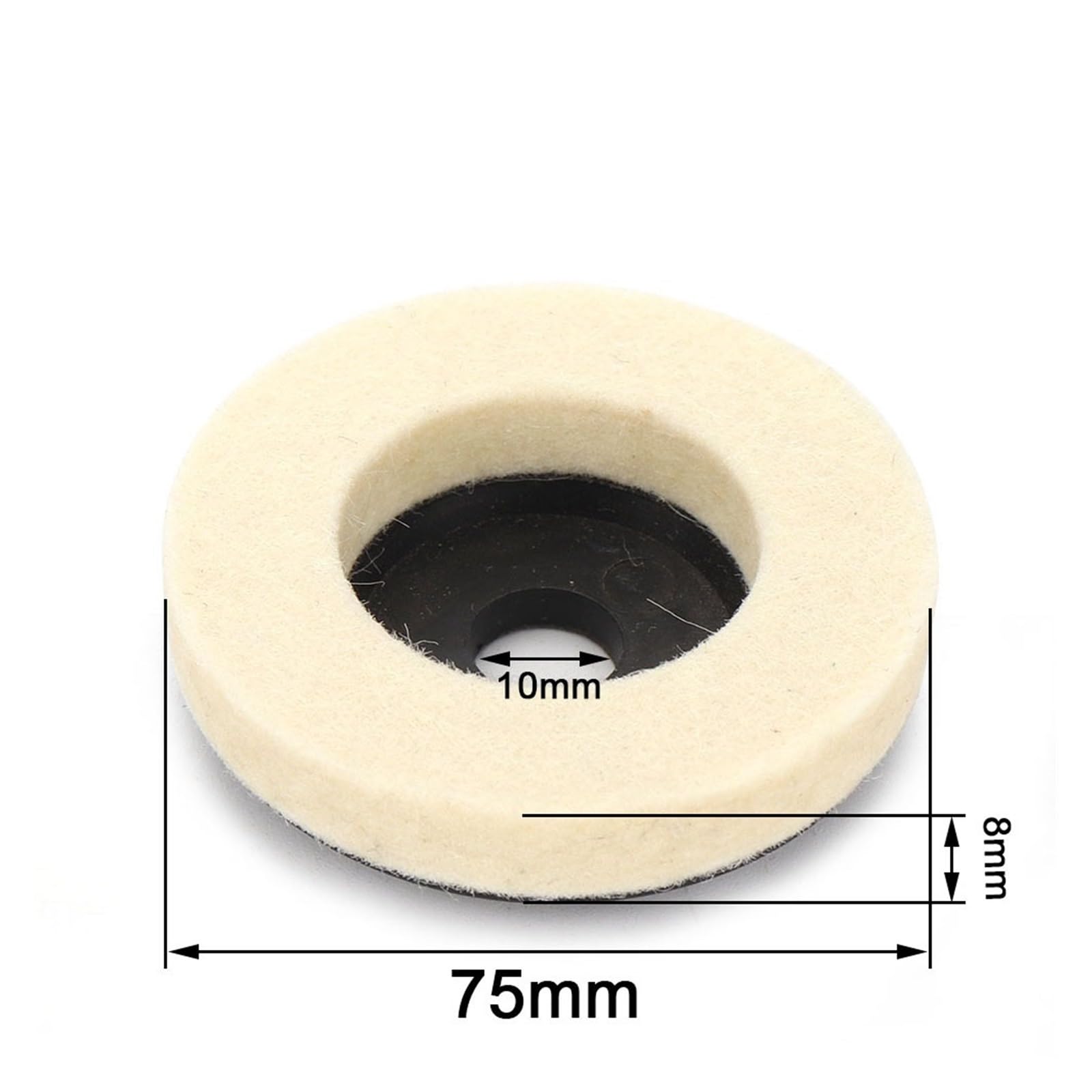3-calowe wełniane tarcze polerskie 75 mm Akcesoria do szlifierek kątowych Filcowa tarcza szlifierska metalu, drewna, szkła, ceramiki, marmuru wanglan