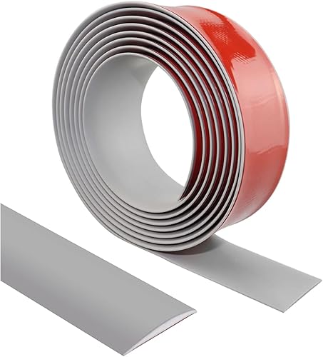 Tiras de Transición de Piso, 100 x 4cm Tira de Umbral de Autoadhesivo, Tira de T