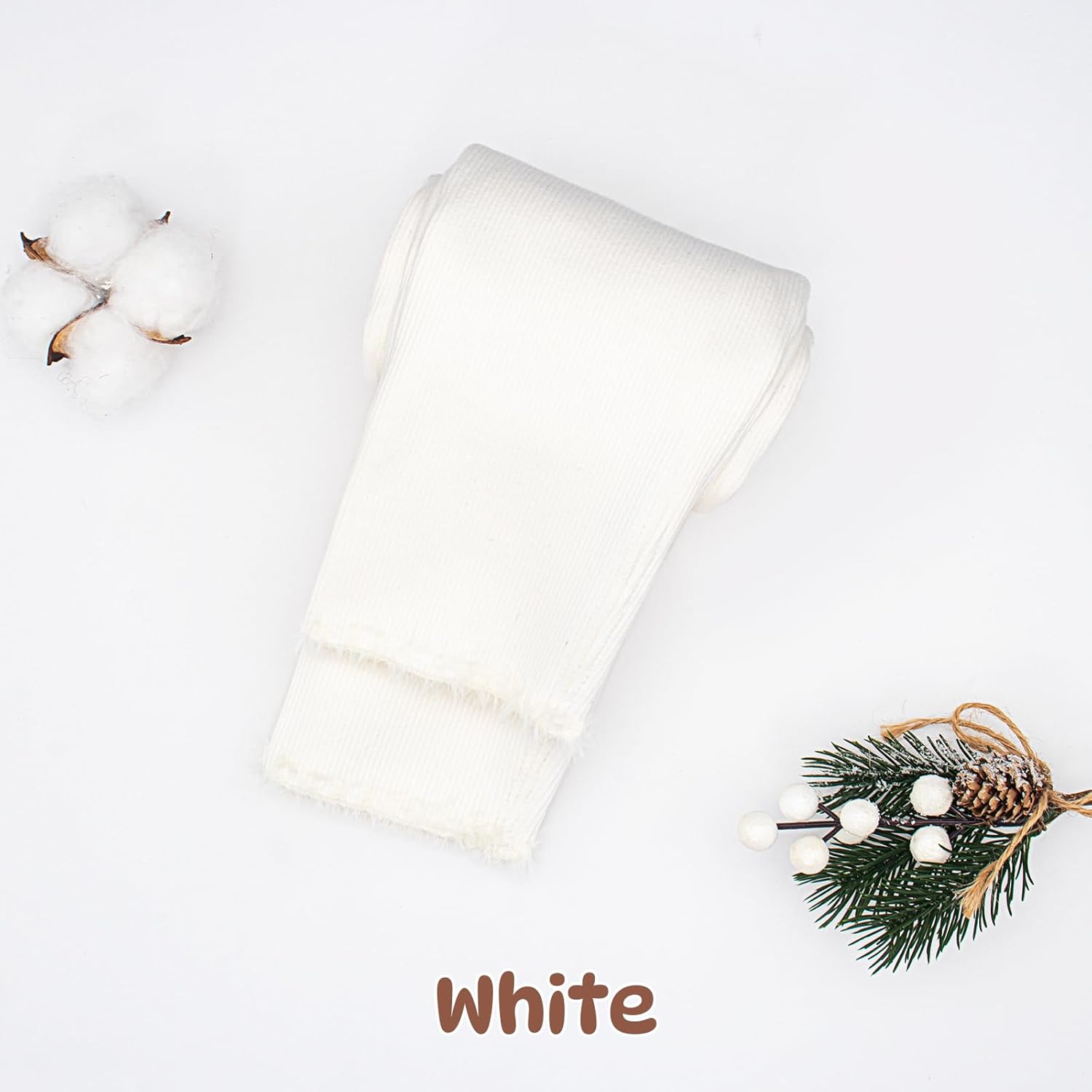 Baby Girls' Fleece Lined Leggings Toddler Winter Thermal Full Length Pants Thick Warm Cotton Solid Tights for Kids - Image 5