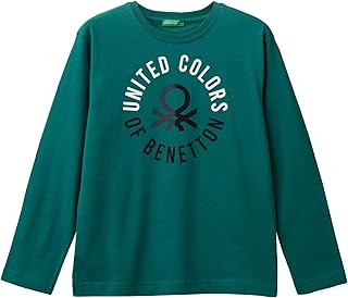 Camiseta M/L 3ATNC10KQ, Verde, 160 cm para Niños