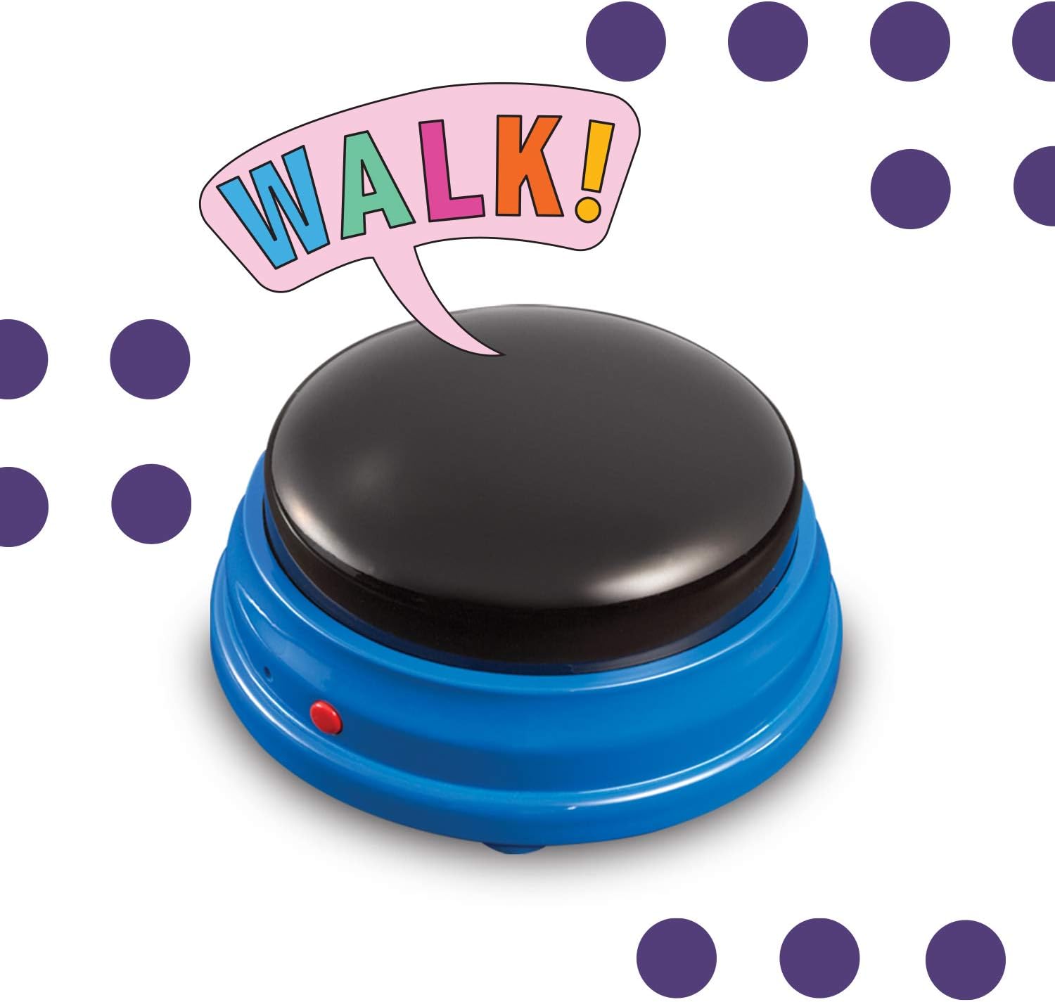 Hunger for Words Talking Pet Starter Set - 4 Piece Set Recordable Buttons for Dogs, Talking Dog Buttons, Teach Your Dog to Talk, Talking Pet, Dog Training Games : Hunger for Words : Pet Supplies