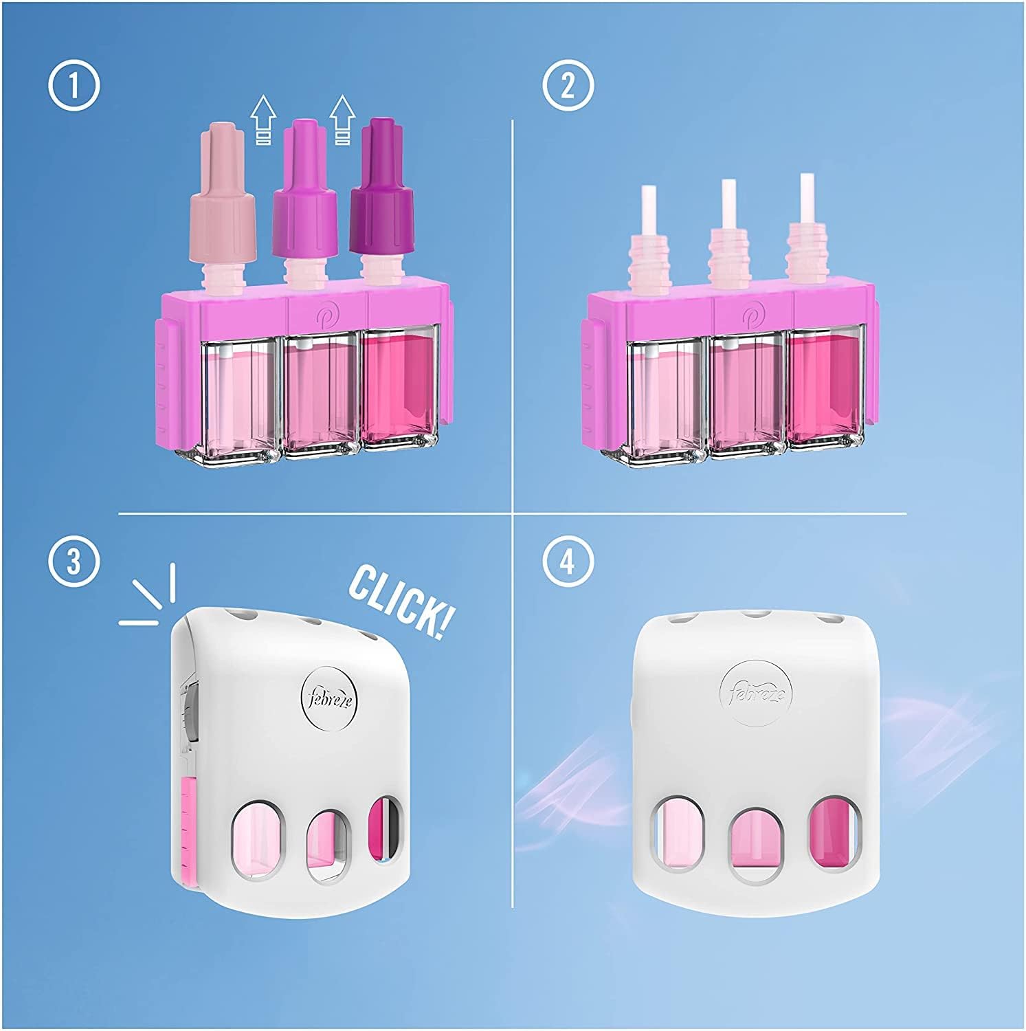 Buy Febreze Ambi Pur 3Volution Air Freshener Plugin Diffuser Refills, Twin Pack, 2 x 20ml