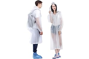 Premium Raincoat 2-Pack: Ultimate Protection for Adult Explorers