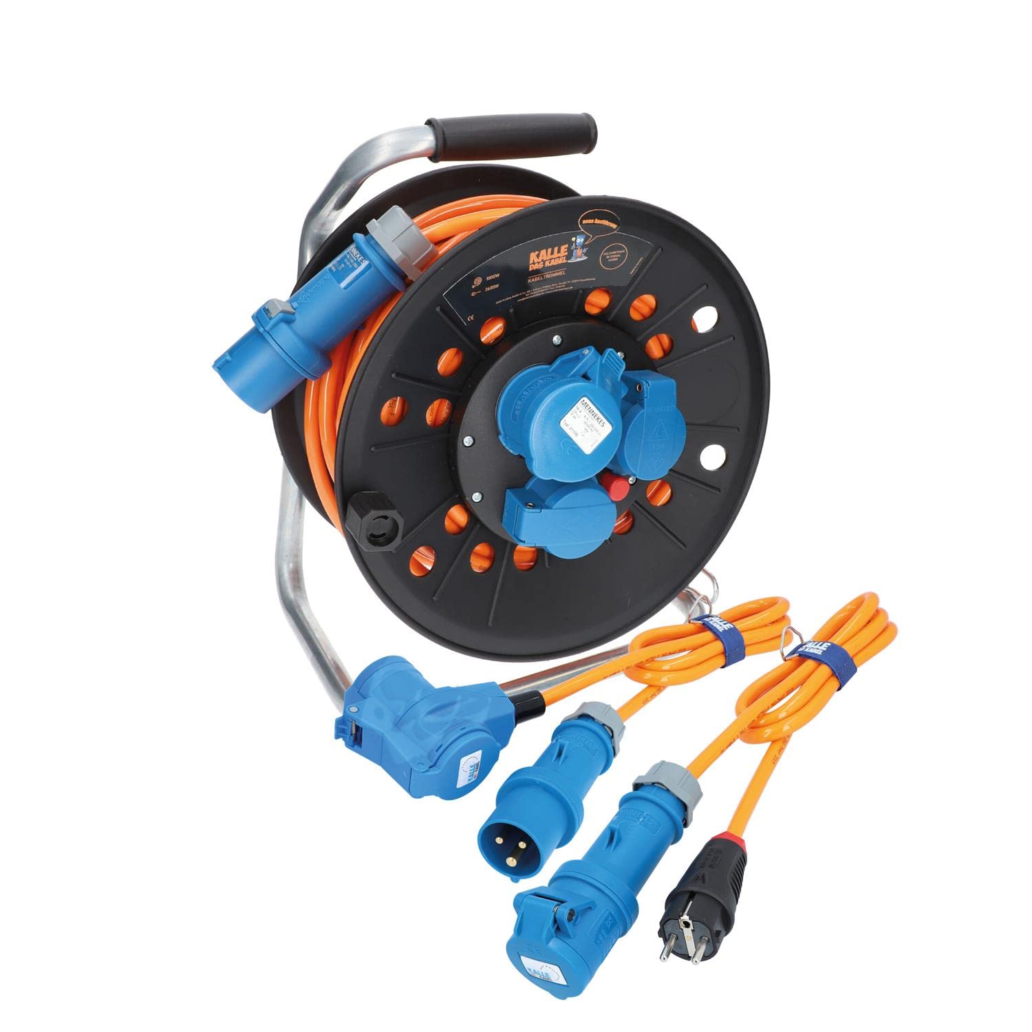 KALLE DAS KABEL CEE-Campingkabeltrommel EXTREME SIGNAL Campingkabel...