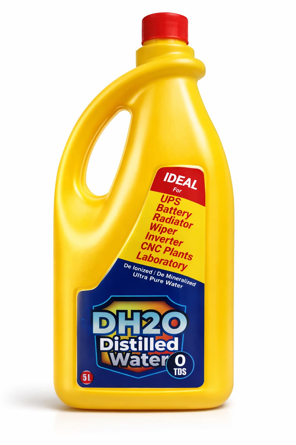 DH2O Distilled Water 5L Ultrapure with 0 TDS | Humidifiers