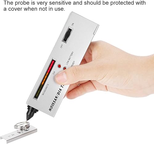 Miniatura 5 de Pluma del detector de Moissanitas, probador de Moissan fácil actuar para la herramienta de detección para la prueba de la joyería