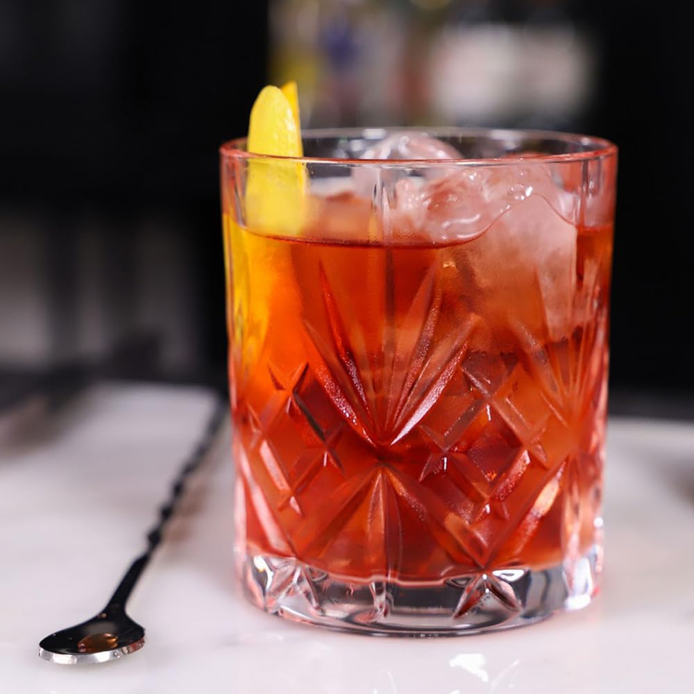 VIRSUS 6 Bicchieri Trasparenti 2850, capacità 325 cc, Modello FIRENZE, Infrangibili Riutilizzabili, lavabili in lavastoviglie, 100% Riciclabili, Unglassy, per bevande, cocktail (DOF da Whisky)