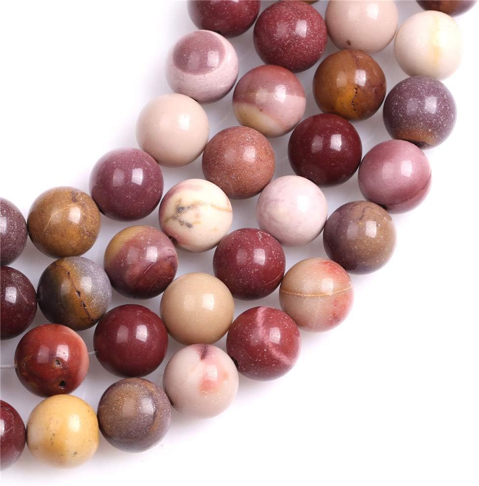 GEM-Inside Natural 10mm Mookaite Jasper Round Gemstone Semi Precious Loose Beads for Jewellery Making 15'' - Image 5