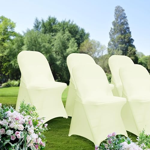 Vista 95 de Babenest Fundas plegables de elastano para sillas de Halloween, mejoradas, 10 unidades, universales, elásticas, lavables, protectores para bodas