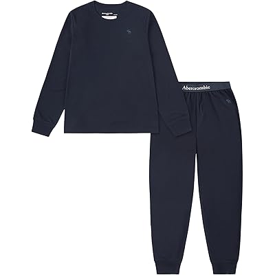 Пижама abercrombie kids Core Long Sleeve Joggers Sleep Set (Big Kid)