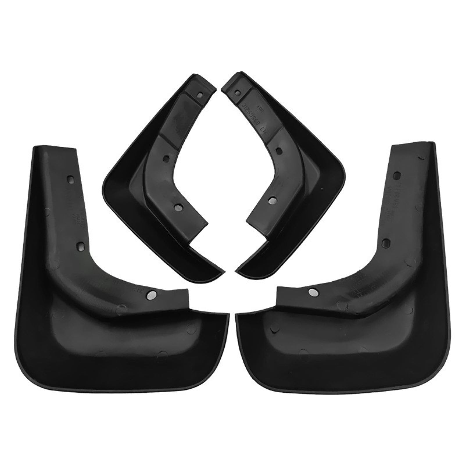 CDQSB 4 Pcs Car Mud Flaps for Volvo V60 2013-2018, Front Rear Fenders Splashproof Splash Guards Mudflaps Protects Accessories